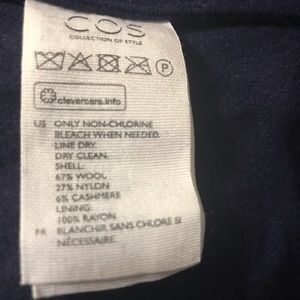 COS Dresses - COS navy cocoon wool dress size 12 COS Dresses - COS navy cocoon wool dress size 12